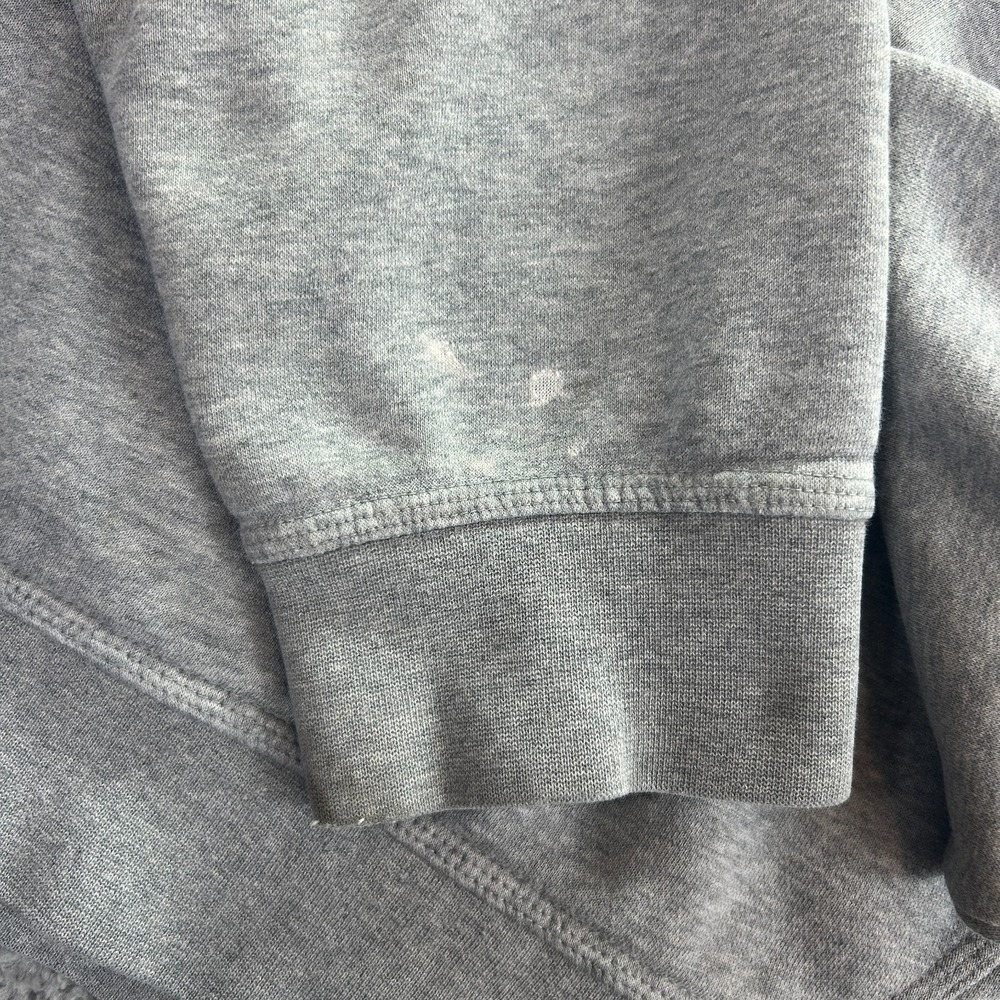Nike Hoodie Mens XL Gray Center Swoosh Vector Claw‎ Ribbed Cuff & Hem Drawstring - Picture 10 of 13